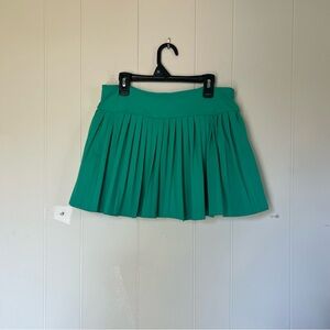 Ultra Flirt Emerald Pleated Skater Skirt